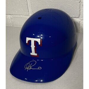 Texas Rangers Souvenir Helmet Signed By Hall Of Fame Rafael Palmeiro